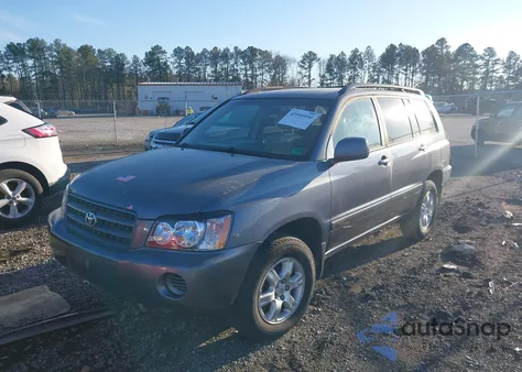 2003 Toyota Highlander V6 from USA, damaged, VIN JTEHF21A530120784